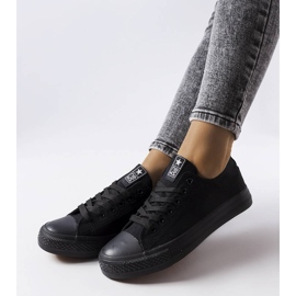 Černé látkové tenisky Beaupré černý 1