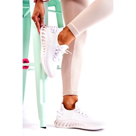 Dámská sportovní obuv, Materiál, Bílá bílý 2