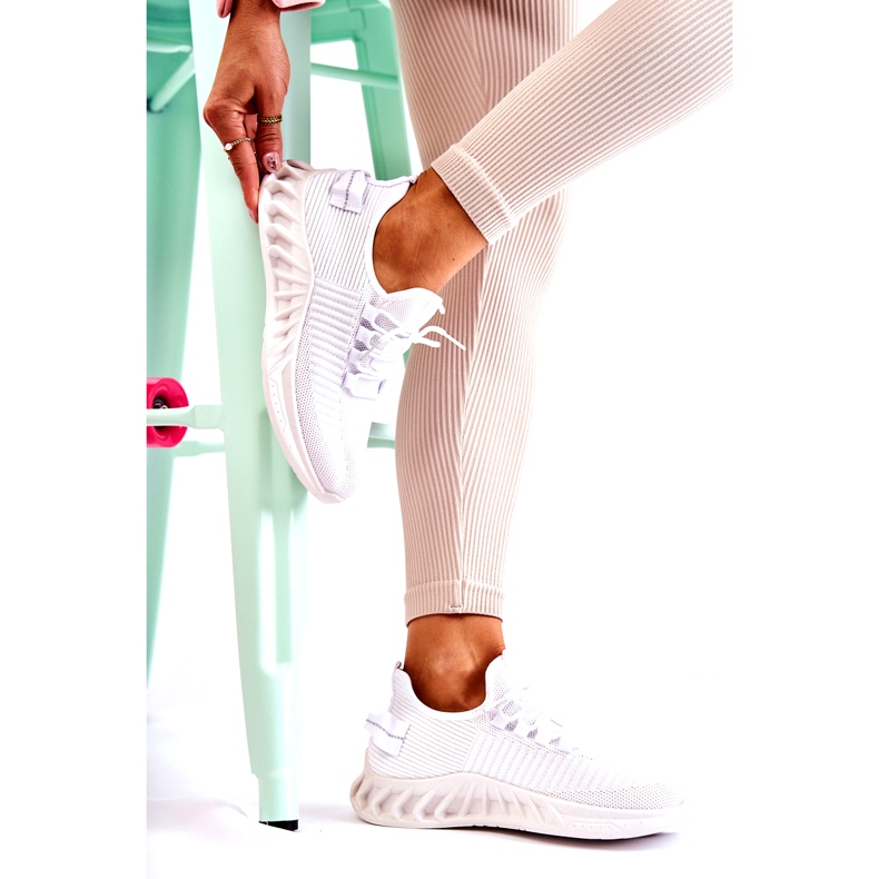 Dámská sportovní obuv, Materiál, Bílá bílý 2