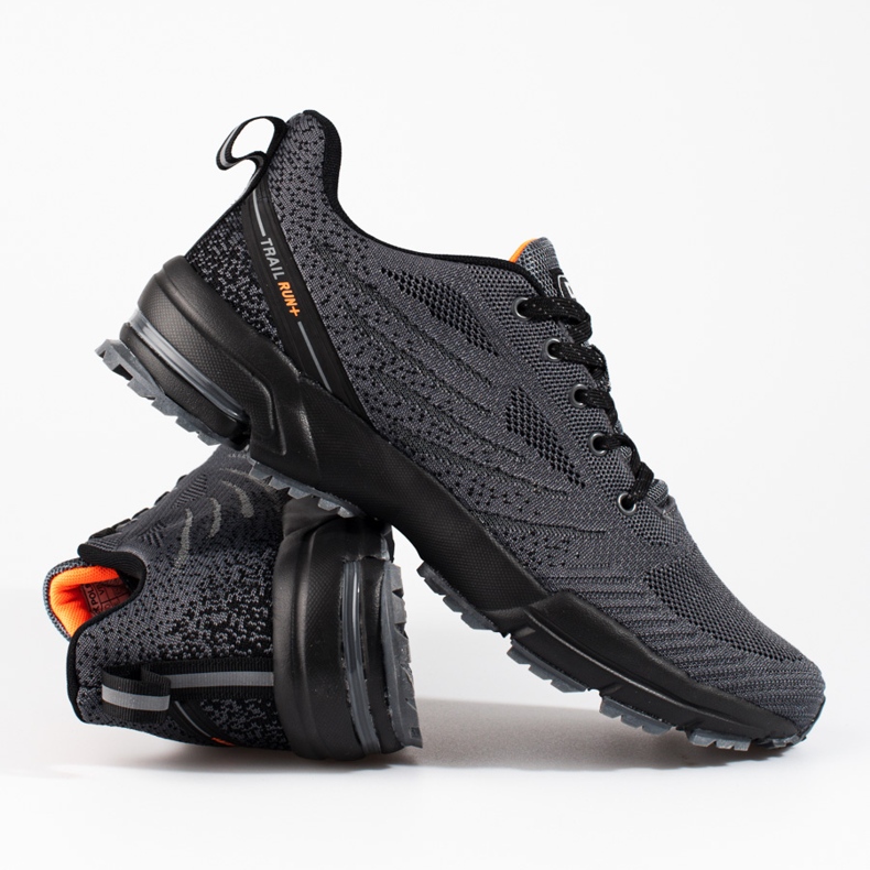 Šedá pánská textilní sportovní obuv DK 1 Šedá pánská textilní sportovní obuv DK 1