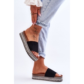 WR1 Dámské hladké semišové pantofle Black Hayen černá 1 WR1 Dámské hladké semišové pantofle Black Hayen černá 1